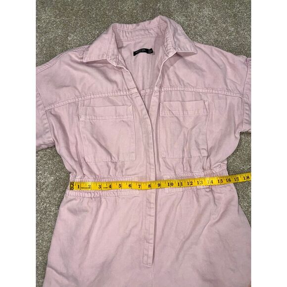 Nasty Gal SZ 8 Light Purple Utility Romper - Picture 3 of 10